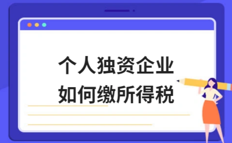 ​个人独资企业如何缴所得税